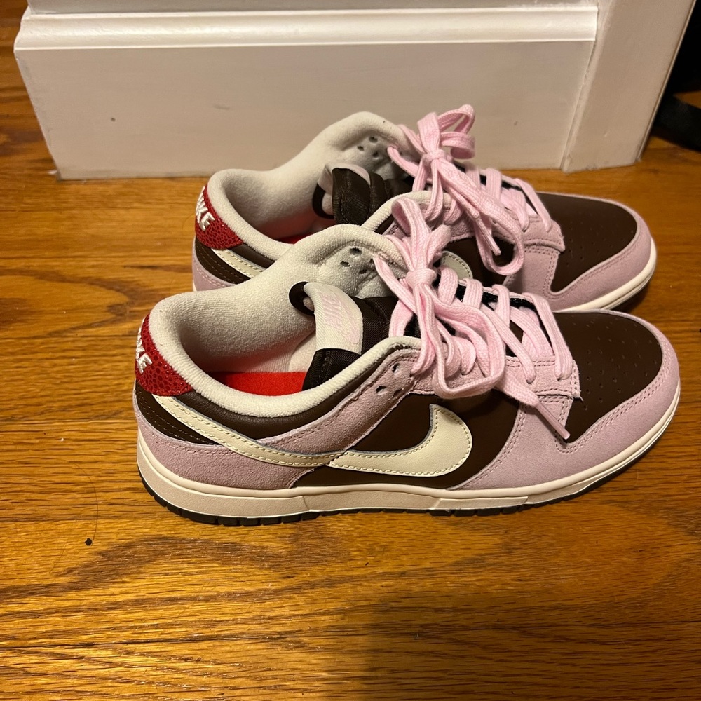 Nike Pink and Brown Sneakers